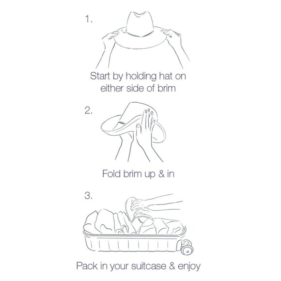 Hat Attack Luxe Vented Packable Hat in Natural One Size Womens Sun Garden Beach - Picture 9 of 12